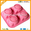 Popular Logo Printing Kitty Silicone Baking Cake chocolate Mold bakeware